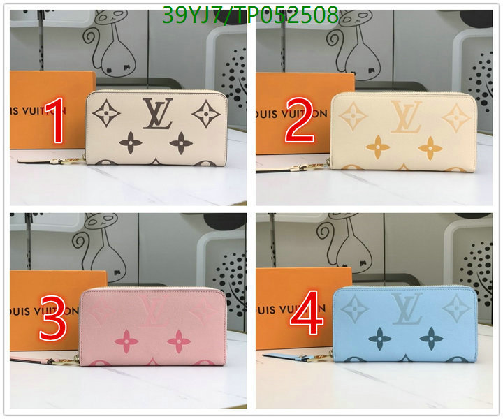 LV Bags-(4A)-Wallet-,Code: TP052508,$: 39USD