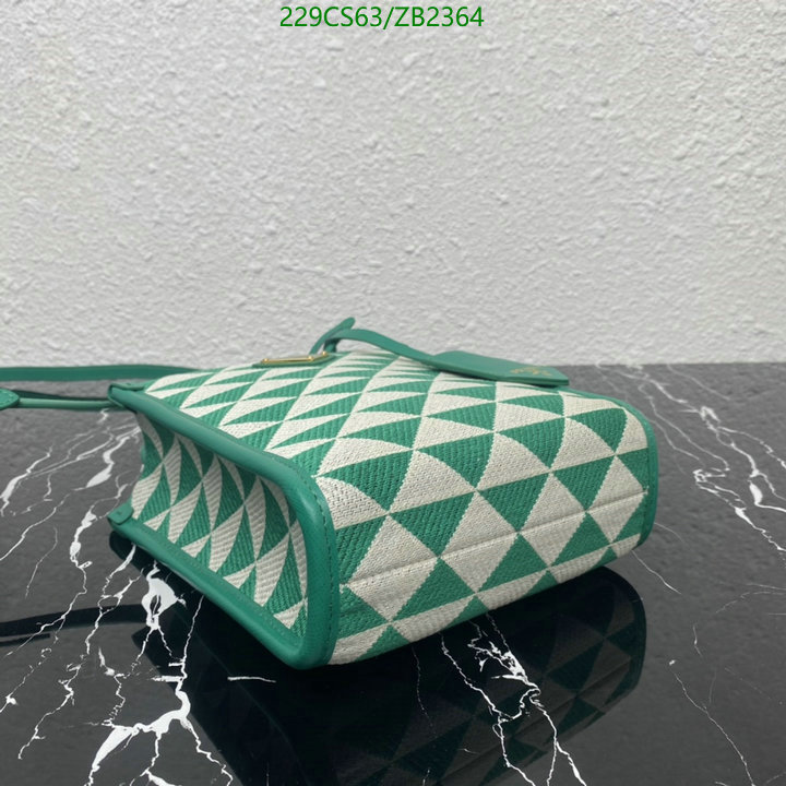 Prada Bag-(Mirror)-Diagonal-,Code: ZB2364,$: 229USD