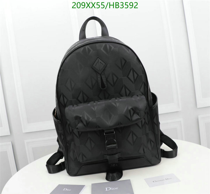 Dior Bags -(Mirror)-Backpack-,Code: HB3592,$: 209USD