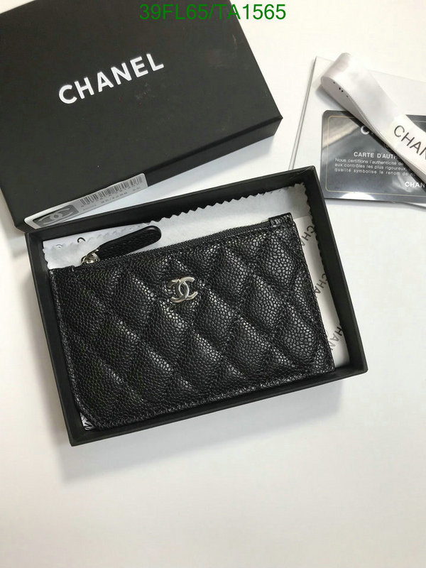 Chanel Bags ( 4A )-Wallet-,Code: TA1565,$: 39USD