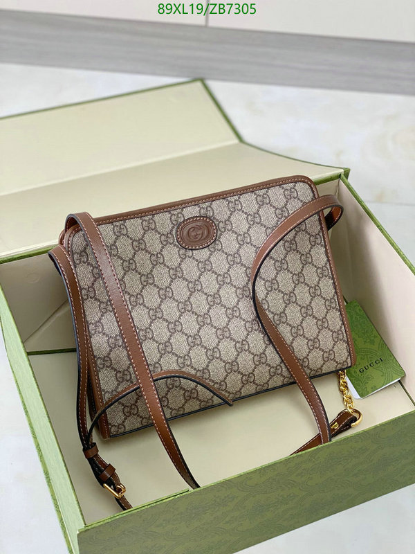 Gucci Bag-(4A)-Diagonal-,Code: ZB7305,$: 89USD