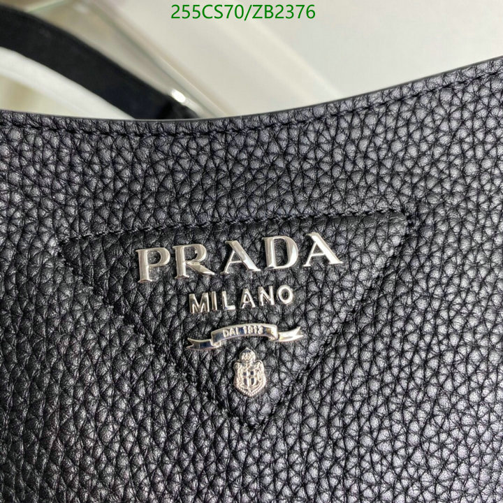 Prada Bag-(Mirror)-Diagonal-,Code: ZB2376,$: 255USD