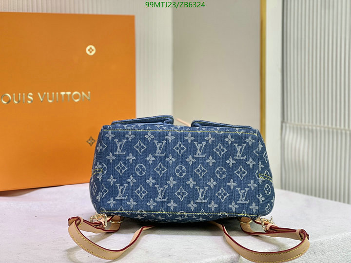 LV Bags-(4A)-Backpack-,Code: ZB6324,$: 99USD