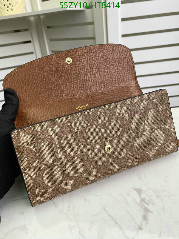 Coach Bag-(4A)-Wallet-,Code: HT8414,$: 55USD