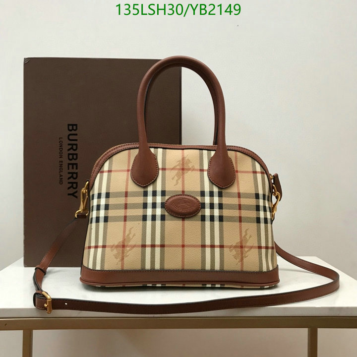 Burberry Bag-(Mirror)-Handbag-,Code: YB2149,$: 135USD