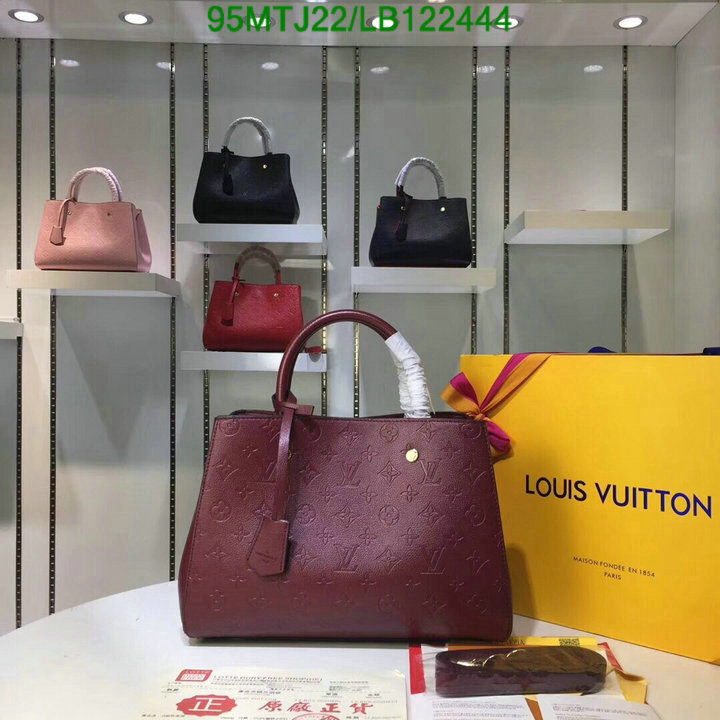 LV Bags-(4A)-Handbag Collection-,Code: LB122444,$: 95USD