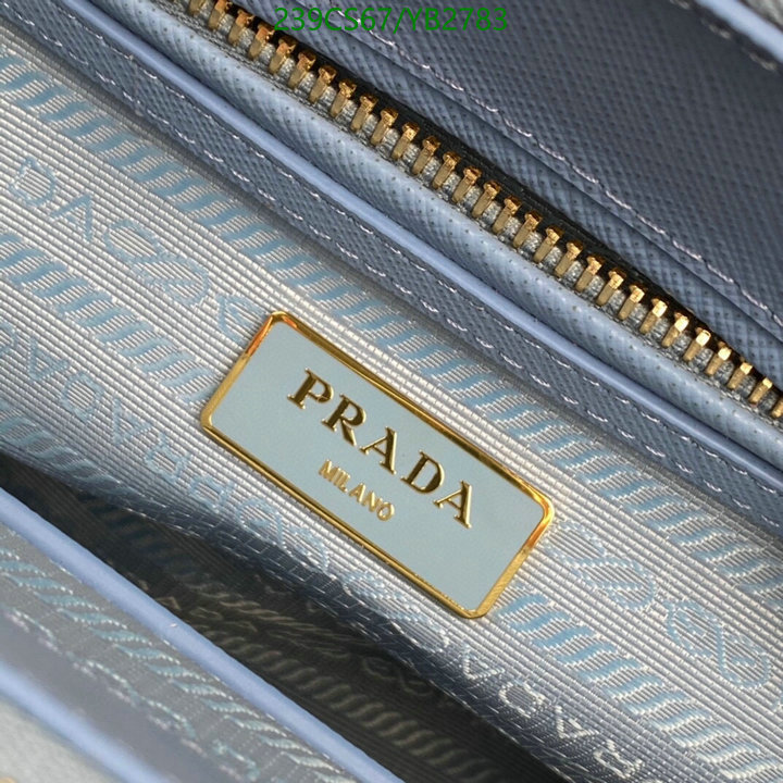 Prada Bag-(Mirror)-Handbag-,Code: YB2783,$: 239USD