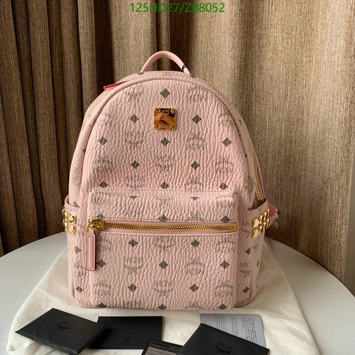 MCM Bag-(Mirror)-Backpack-,Code: ZB8052,$: 125USD