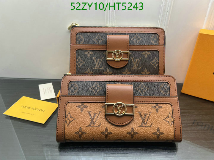 LV Bags-(4A)-Wallet-,Code: HT5243,$: 52USD