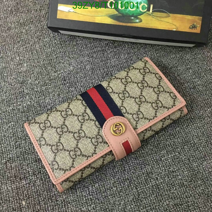 Gucci Bag-(4A)-Wallet-,Code: T101001,$:39USD