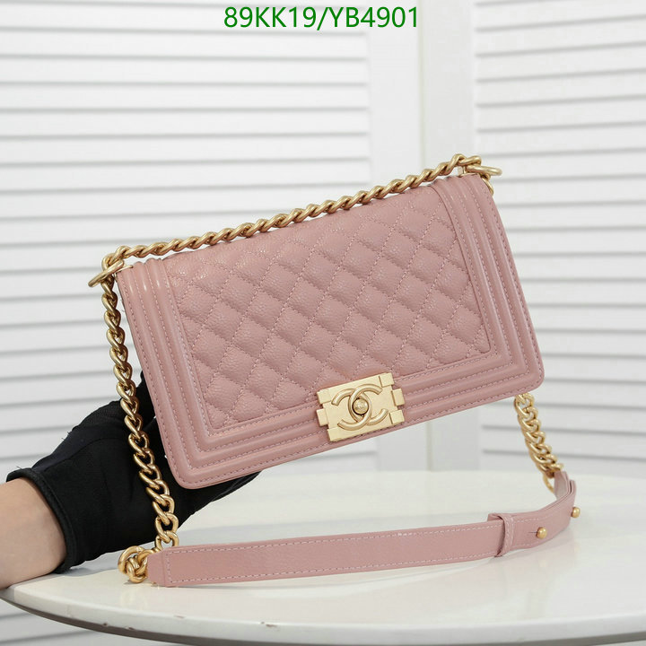 Chanel Bags ( 4A )-Le Boy,Code: YB4901,$: 89USD