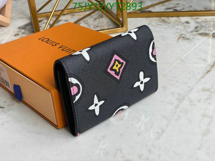 LV Bags-(Mirror)-Wallet-,Code: YT2893,$: 75USD