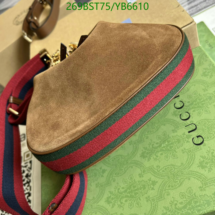 Gucci Bag-(Mirror)-Diagonal-,Code: YB6610,$: 269USD