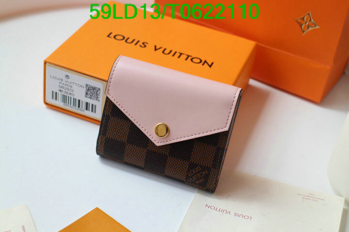 LV Bags-(Mirror)-Wallet-,Code: T0622110,$: 59USD