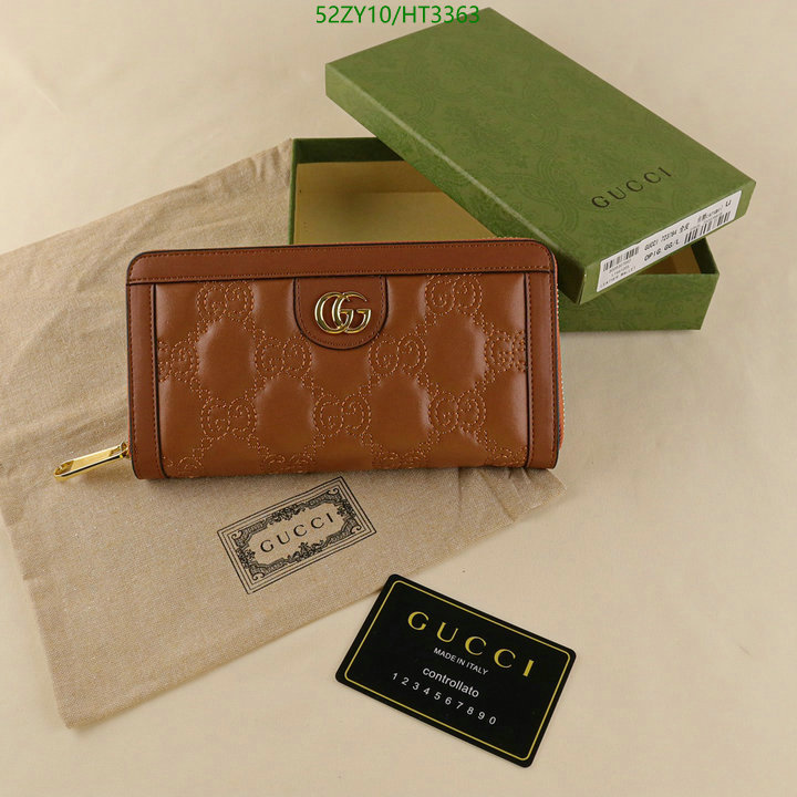 Gucci Bag-(4A)-Wallet-,Code: HT3363,$: 52USD