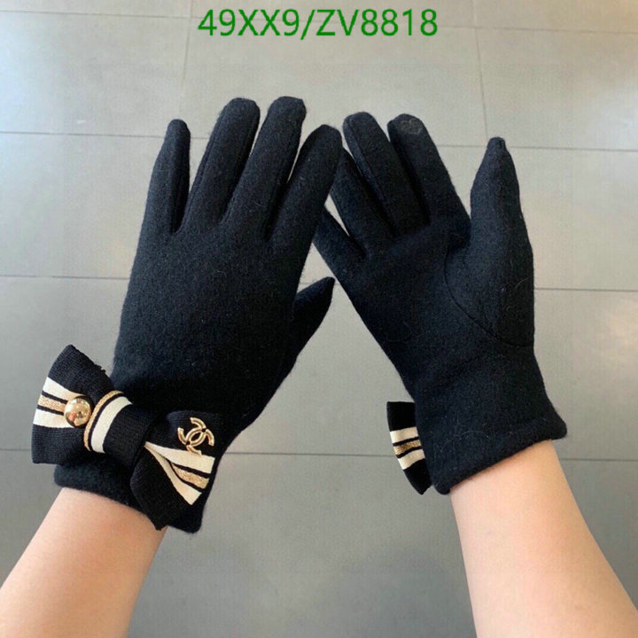 Gloves-Chanel, Code: ZV8818,$: 49USD
