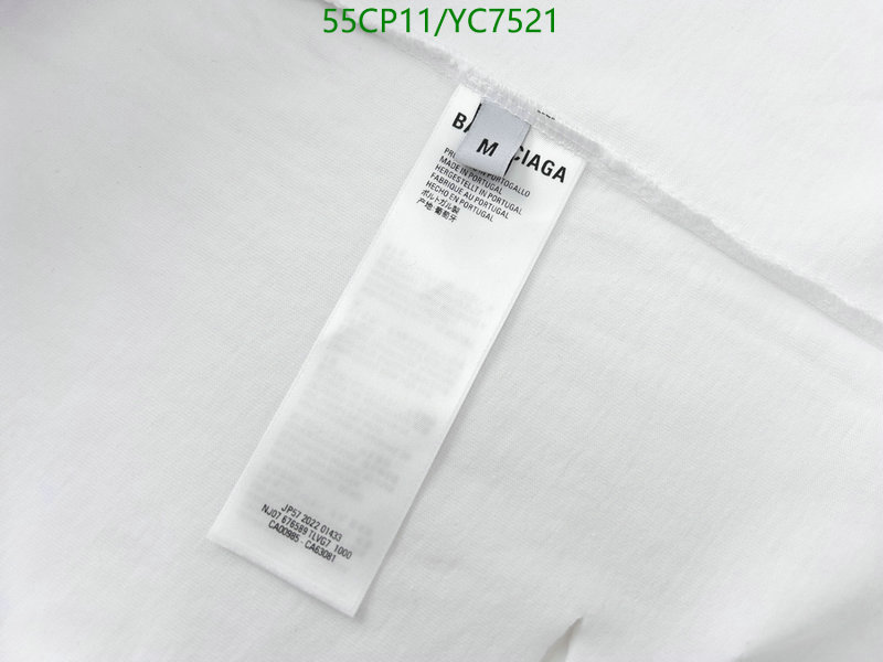 Clothing-Balenciaga, Code: YC7521,$: 55USD