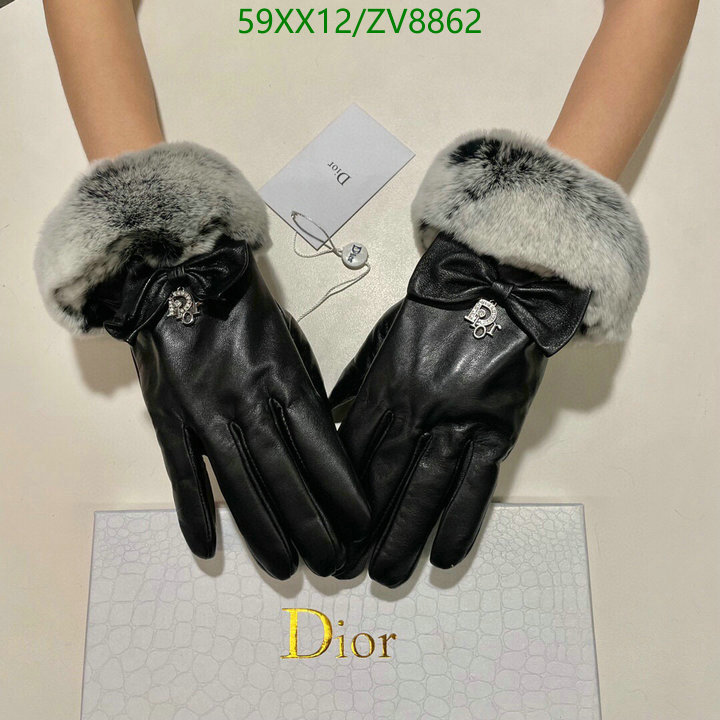 Gloves-Dior, Code: ZV8862,$: 59USD