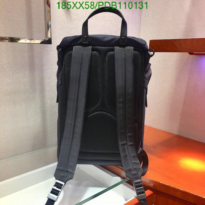 Prada Bag-(Mirror)-Backpack-,Code: PDB110131,$:185USD