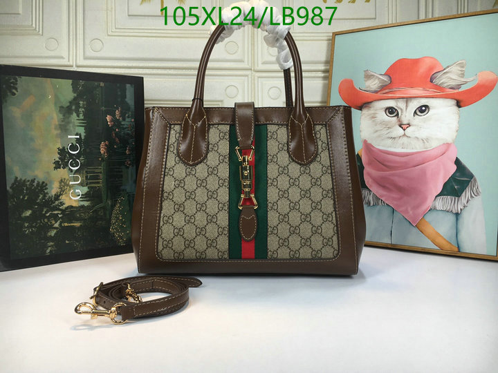 Gucci Bag-(4A)-Handbag-,Code: LB987,$: 105USD