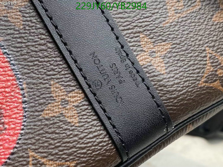 LV Bags-(Mirror)-Keepall BandouliRe 45-50-,Code: YB2984,$: 229USD