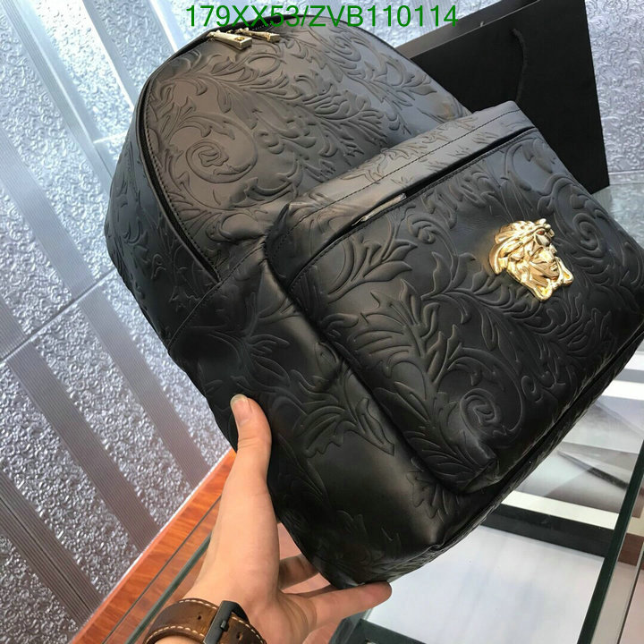 Versace Bag-(Mirror)-Backpack-,Code: ZVB110114,$:179USD