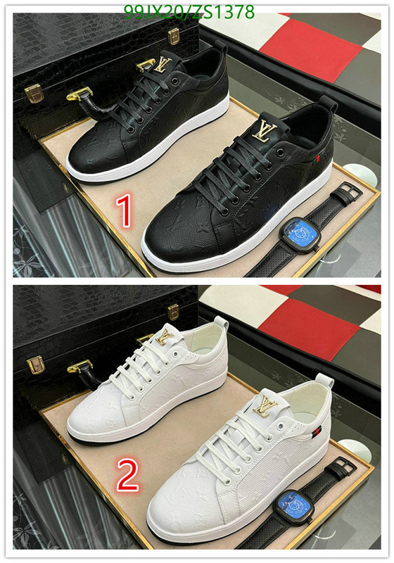 Men shoes-LV, Code: ZS1378,$: 99USD