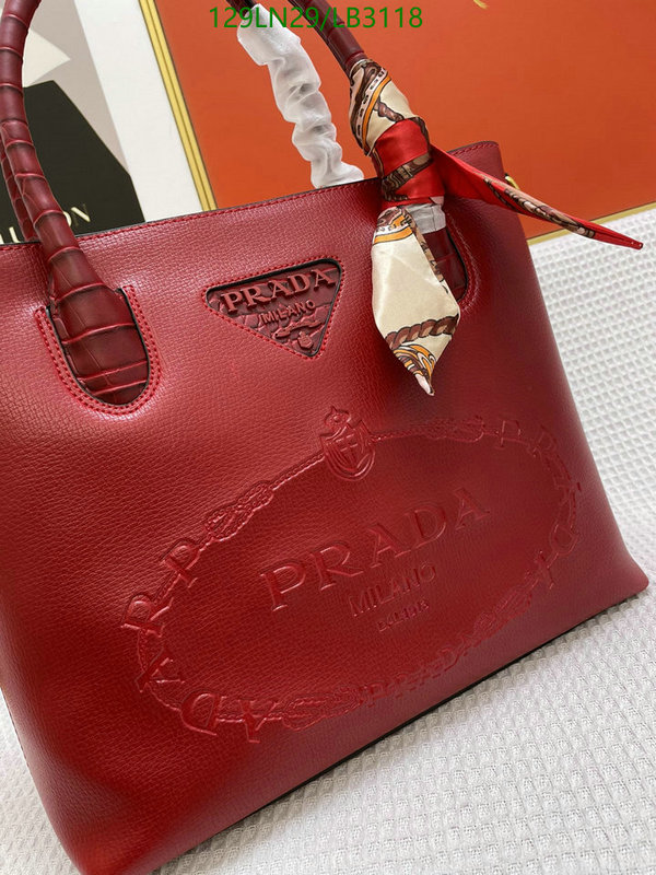 Prada Bag-(4A)-Handbag-,Code: LB3118,$: 129USD