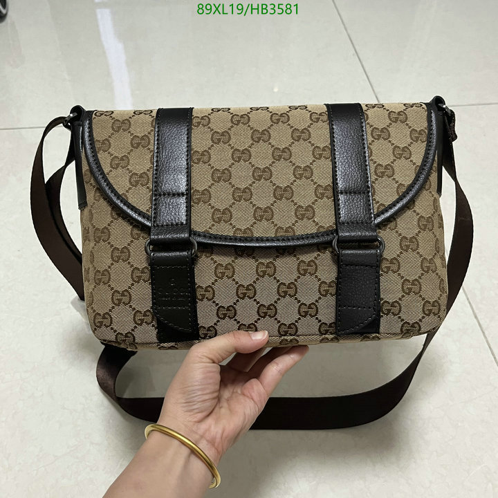 Gucci Bag-(4A)-Diagonal-,Code: HB3581,$: 89USD