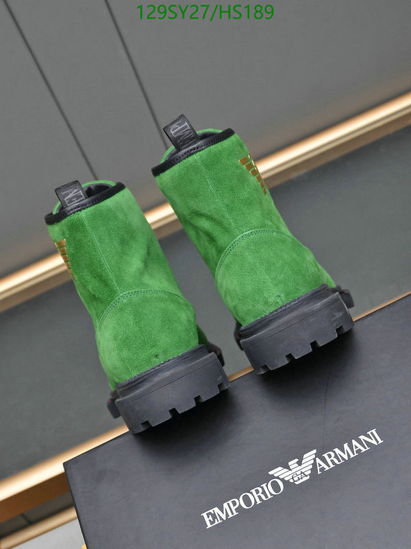 Men shoes-Armani, Code: HS189,$: 129USD