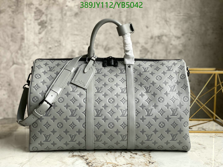 LV Bags-(Mirror)-Keepall BandouliRe 45-50-,Code: YB5042,$: 389USD