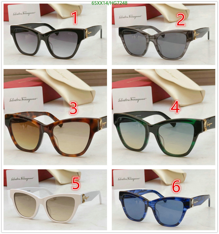 Glasses-Ferragamo, Code: HG7248,$: 65USD