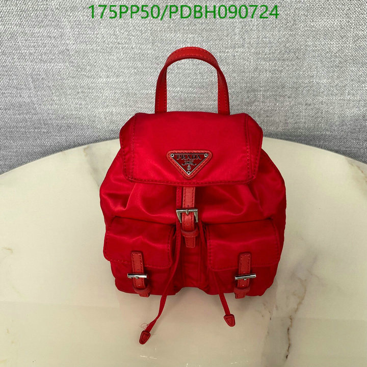 Prada Bag-(Mirror)-Backpack-,Code:PDBH090724,$:175USD