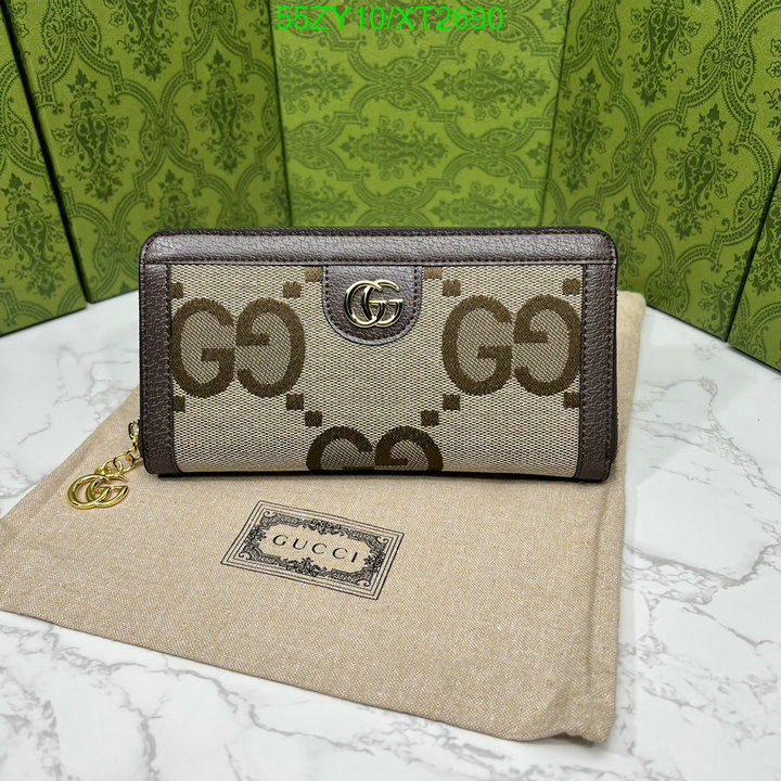 Gucci Bag-(4A)-Wallet-,Code: XT2690,$: 55USD