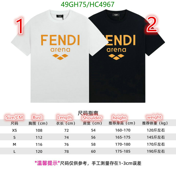 Clothing-Fendi, Code: HC4967,$: 49USD