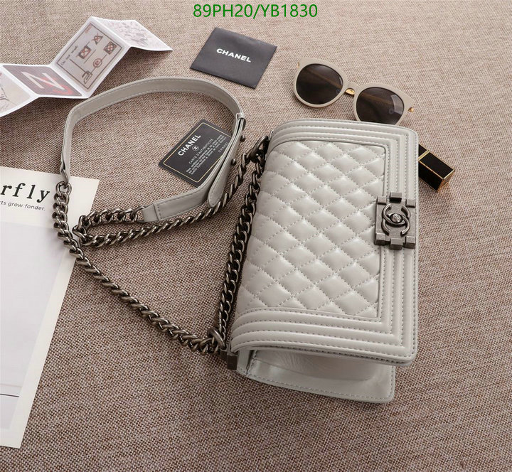 Chanel Bags ( 4A )-Le Boy,Code: YB1830,$: 89USD