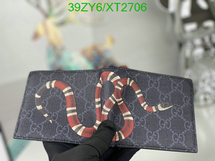 Gucci Bag-(4A)-Wallet-,Code: XT2706,$: 39USD