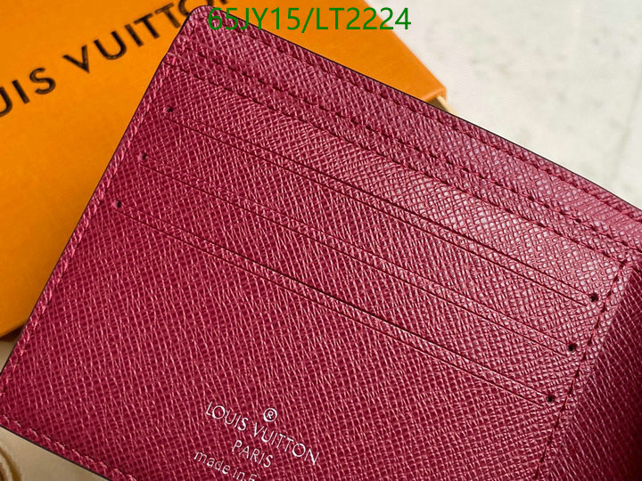 LV Bags-(Mirror)-Wallet-,Code: LT2224,$: 65USD