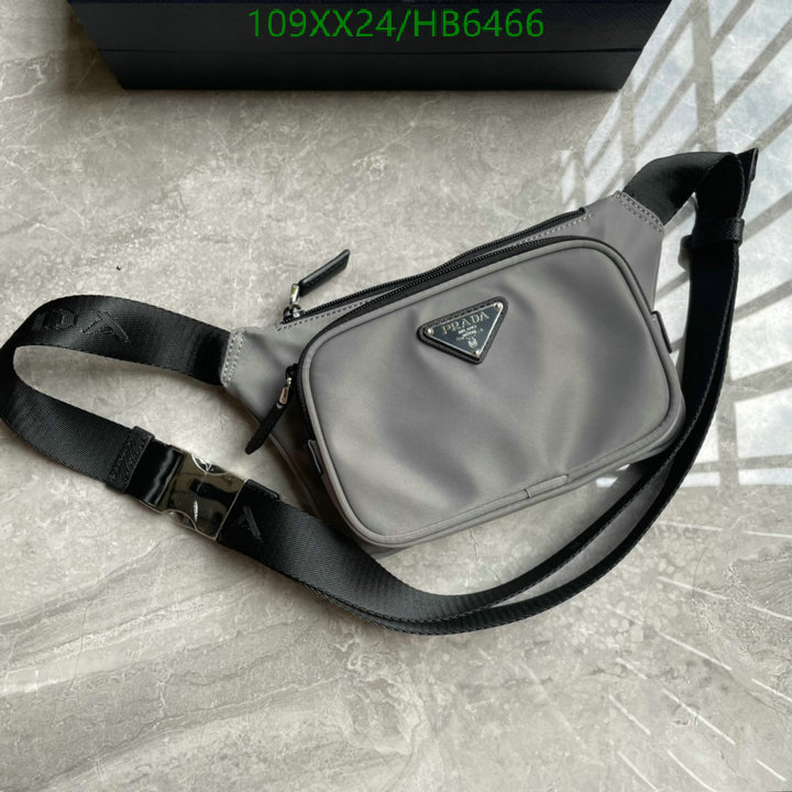 Prada Bag-(Mirror)-Diagonal-,Code: HB6466,$: 109USD