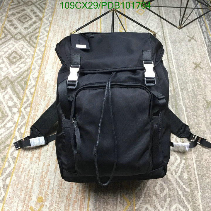 Prada Bag-(4A)-Backpack-,Code: PDB101704,$:109USD