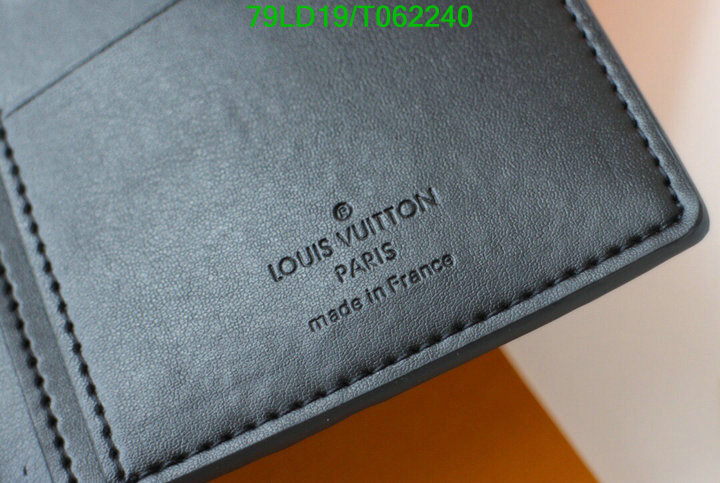 LV Bags-(Mirror)-Wallet-,Code: T062240,$: 79USD