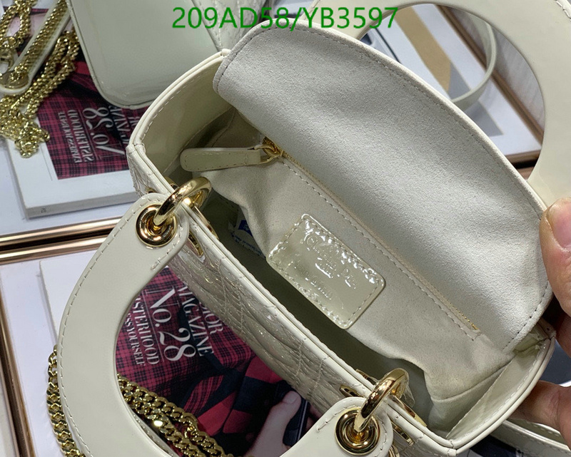 Dior Bags -(Mirror)-Lady-,Code: YB3597,$: 209USD