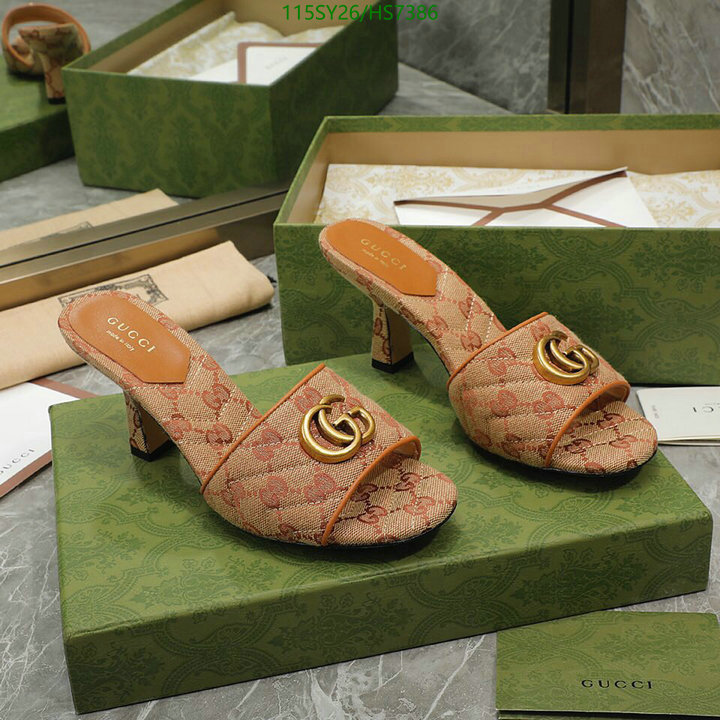 Women Shoes-Gucci, Code: HS7386,$: 115USD