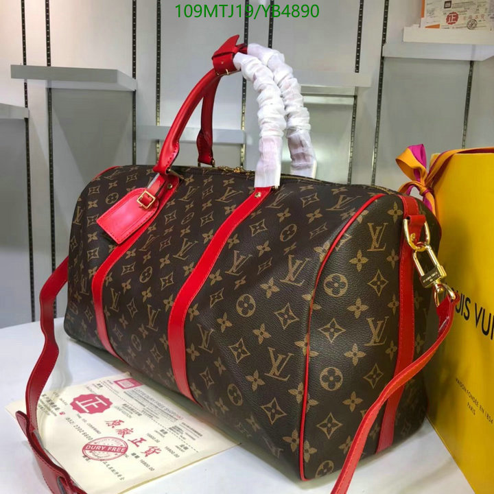 LV Bags-(4A)-Keepall BandouliRe 45-50-,Code: YB4890,$: 109USD