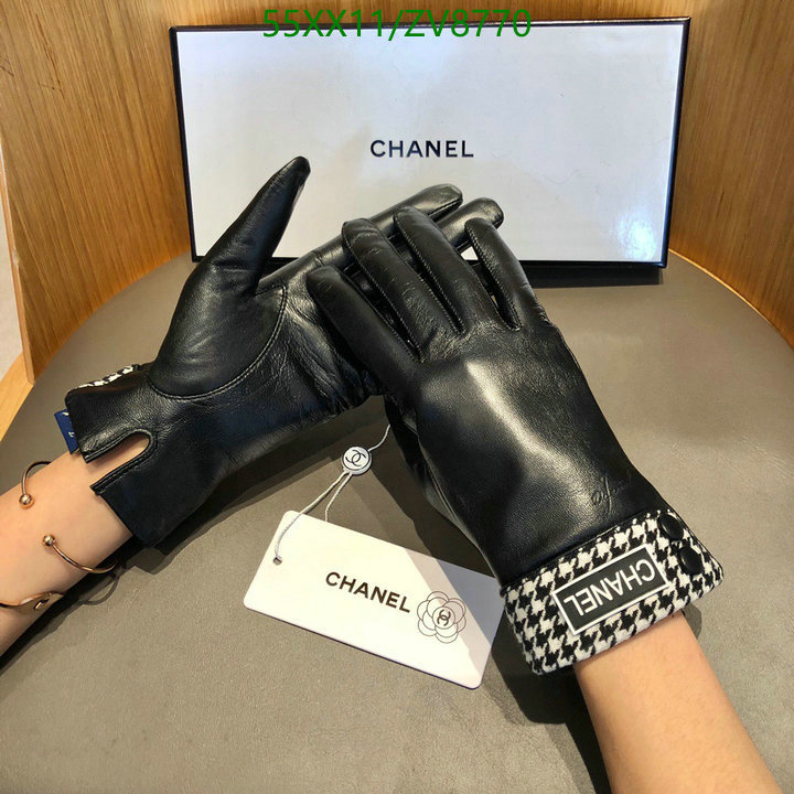 Gloves-Chanel, Code: ZV8770,$: 55USD