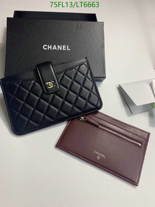 Chanel Bags ( 4A )-Wallet-,Code: LT6663,$: 75USD