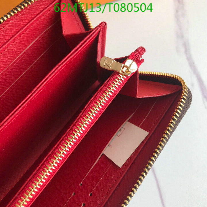 LV Bags-(4A)-Wallet-,Code: T080504,$: 62USD