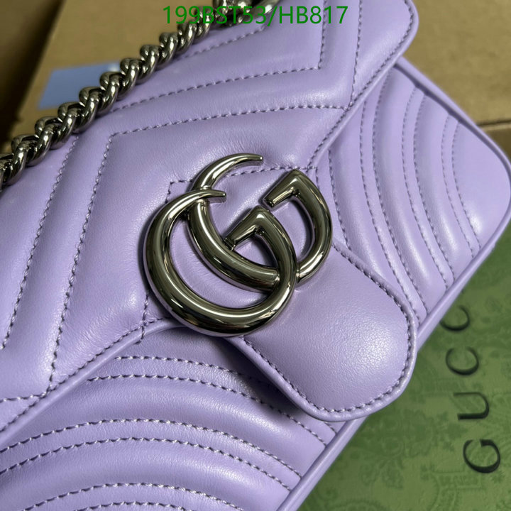 Gucci Bag-(Mirror)-Marmont,Code: HB817,$: 199USD
