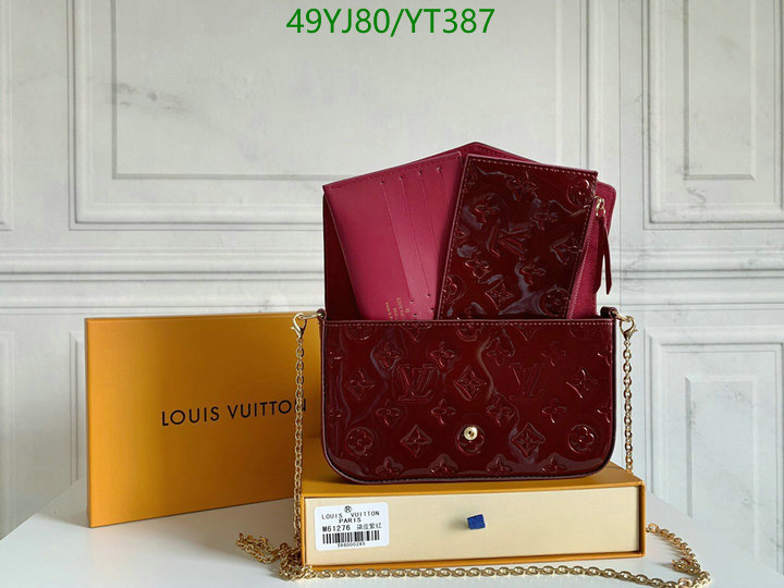 LV Bags-(4A)-Wallet-,Code: YT387,$: 49USD