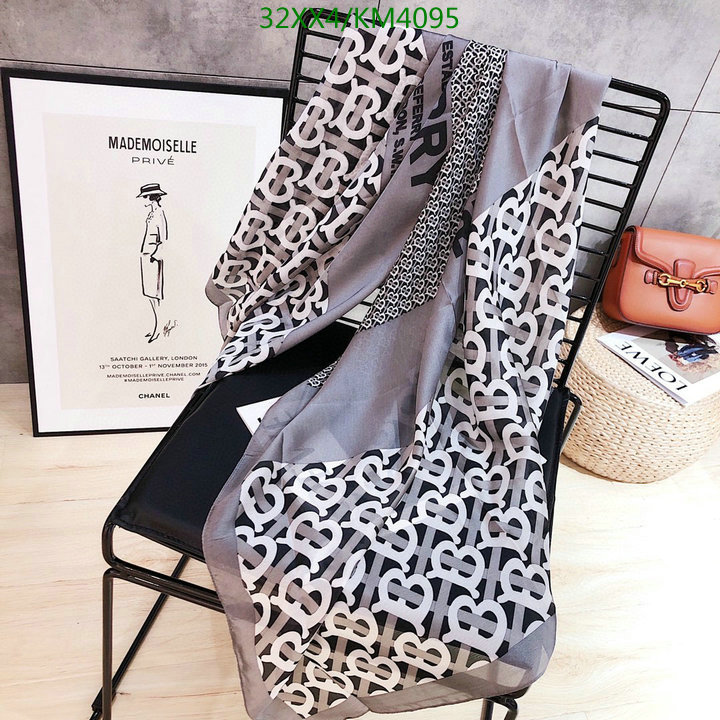 Scarf-Burberry, Code: KM4095,$: 32USD